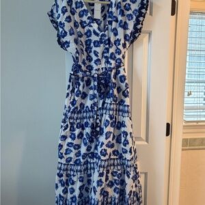 Abercrombie & Fitch Tie Maxi Dress